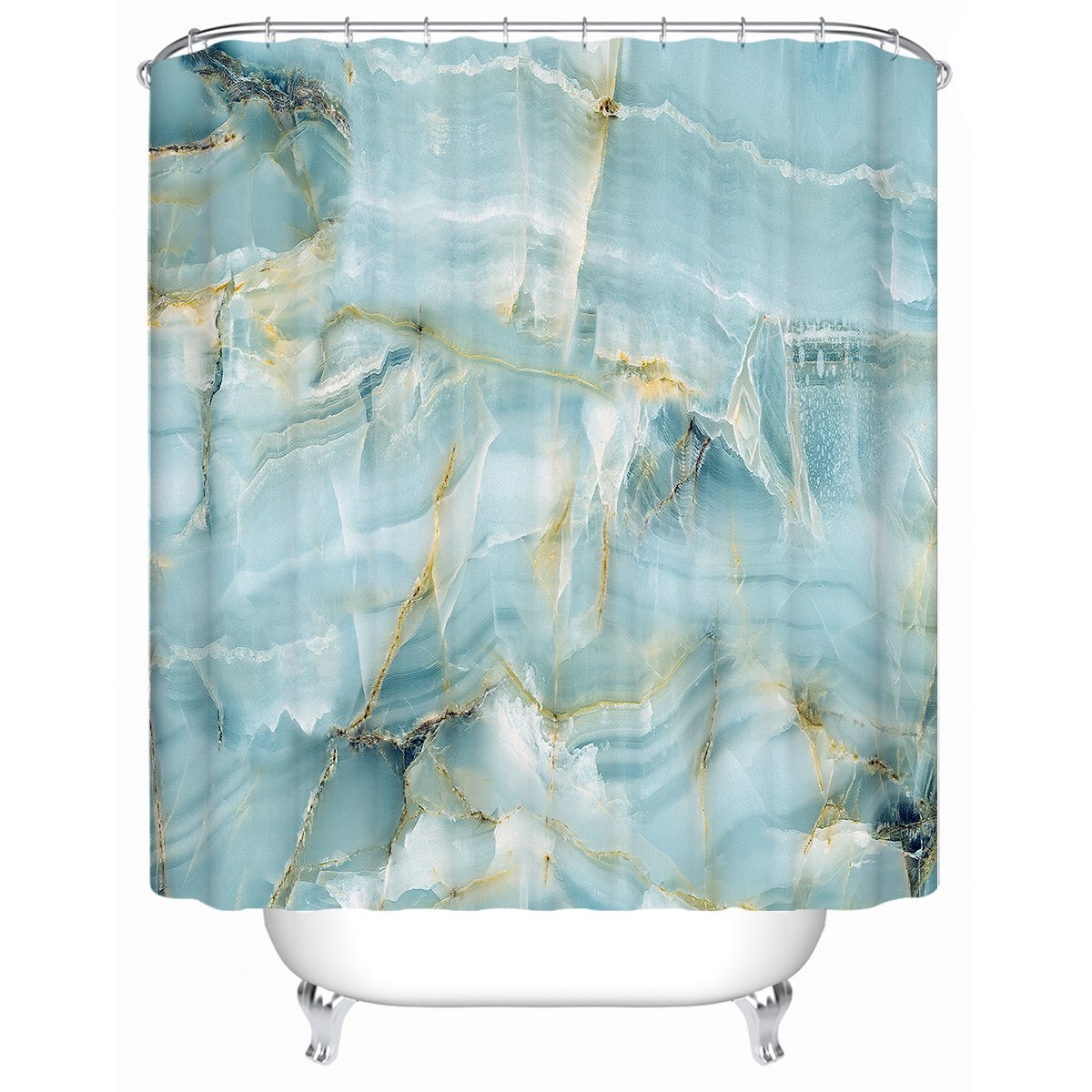 Navagio Beach Shower Curtain