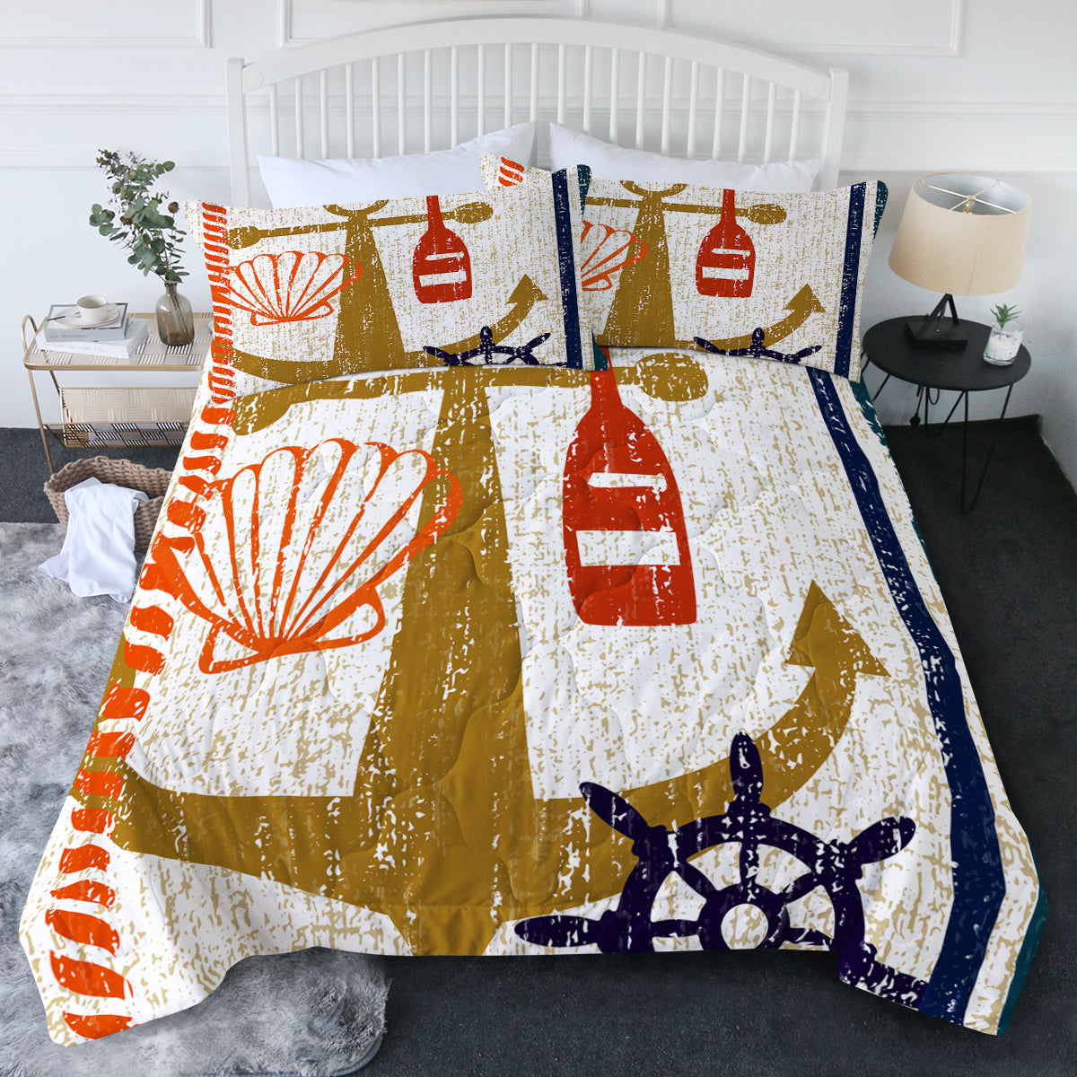 Beachy Anchor Comforter Set