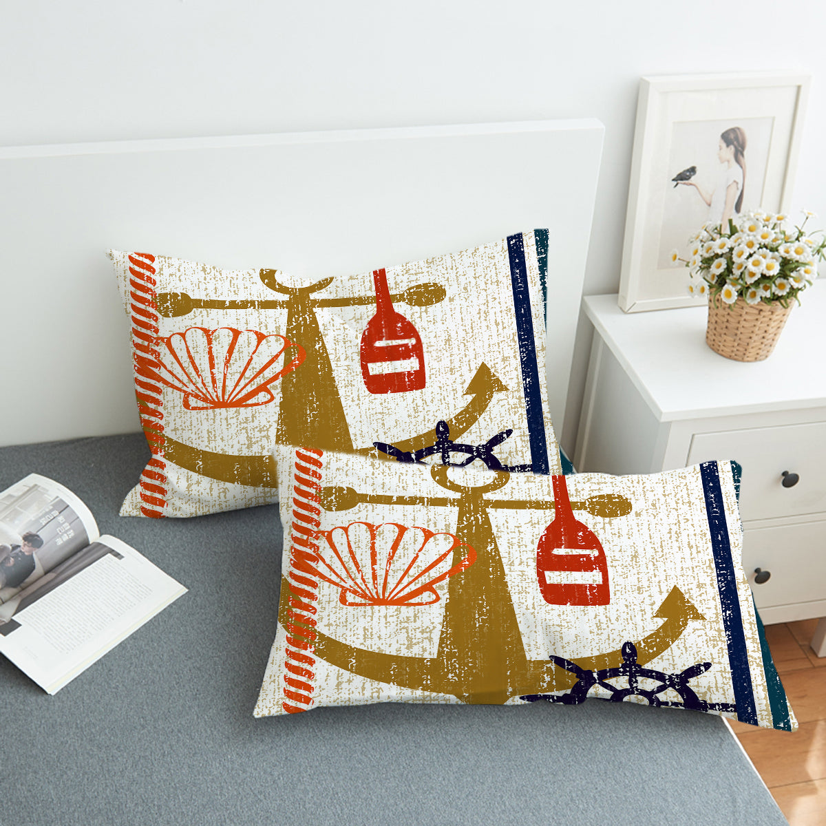 Beachy Anchor Comforter Set