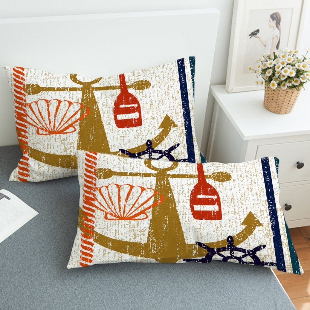 Beachy Anchor Pillow Sham