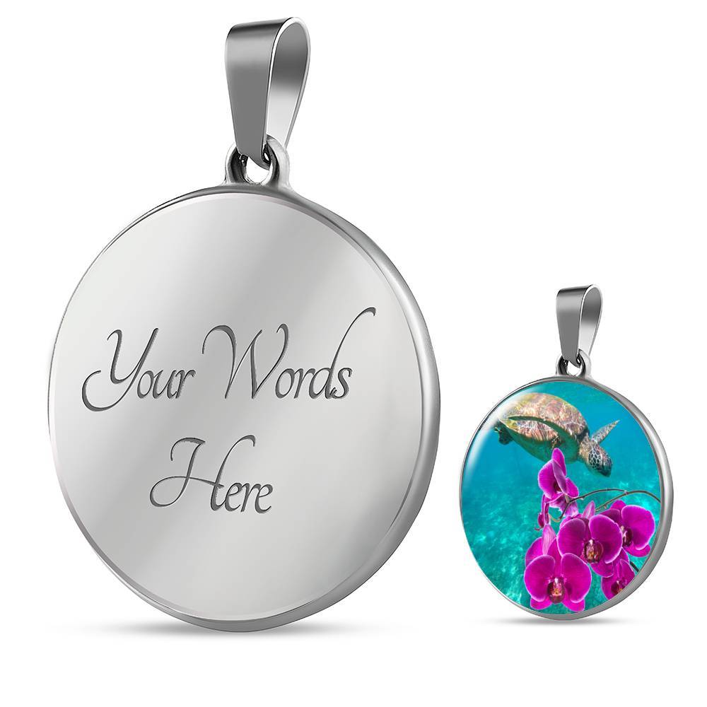 Ocean Ochids Necklace