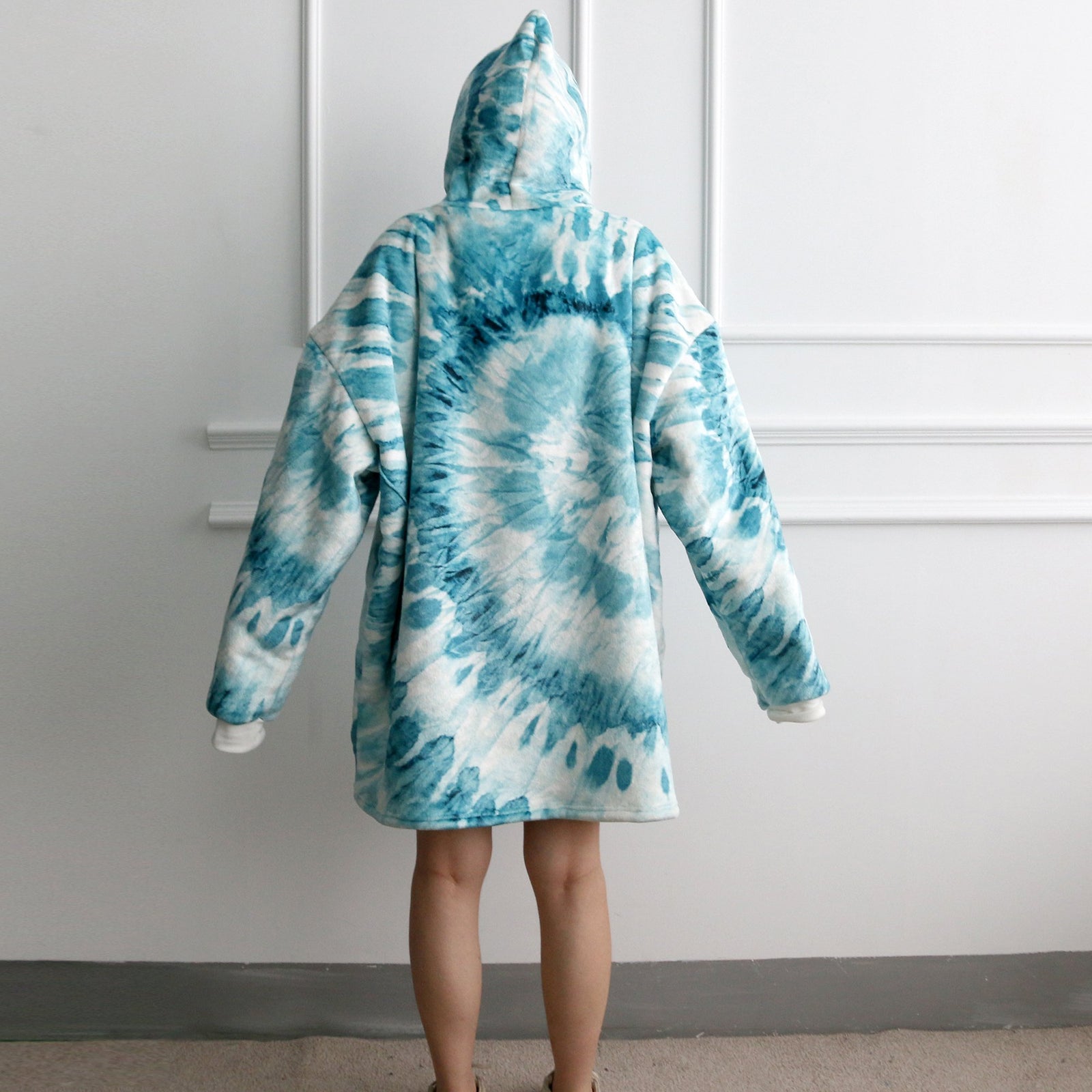 Ocean Tide Eye Wearable Blanket Hoodie