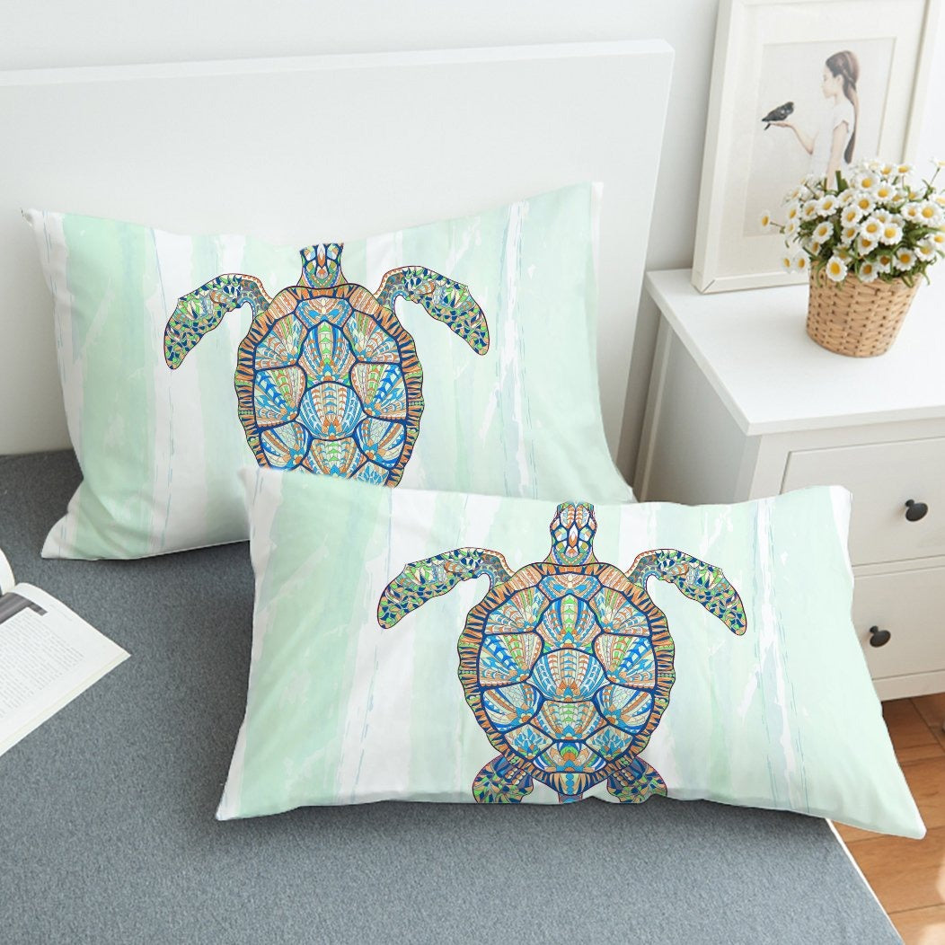 Ocean Turtle Pillow Sham