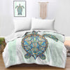 Ocean Turtle Bedspread Blanket
