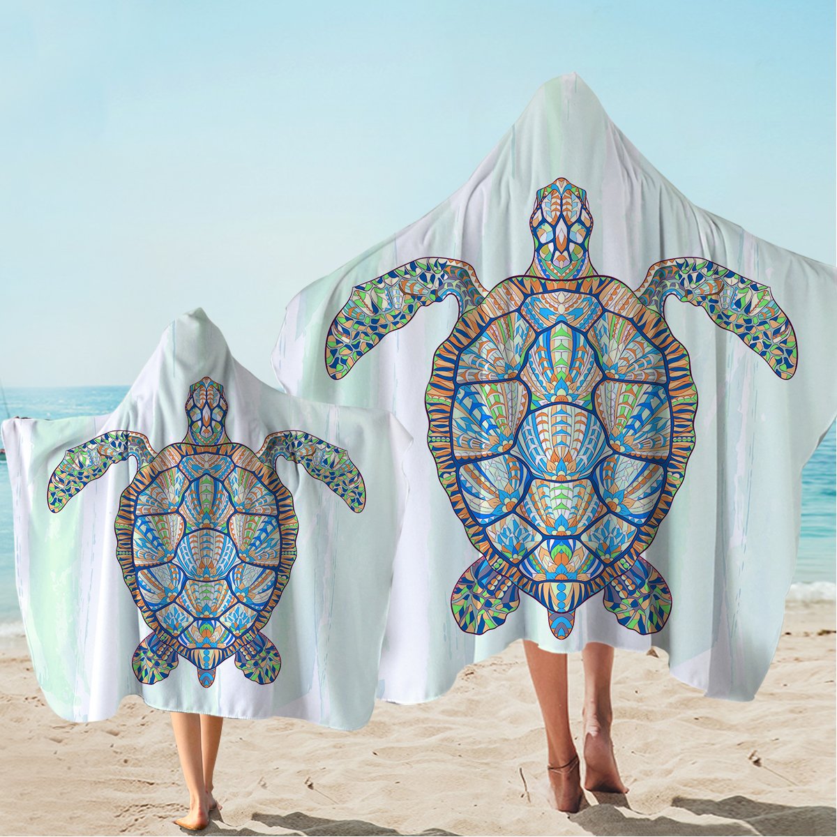 Sea Turtle Large Beach Towel - Coastal Passion