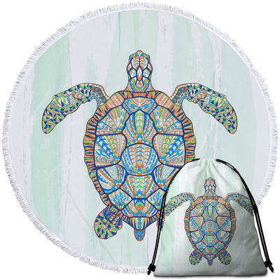 Ocean Turtle Towel + Backpack