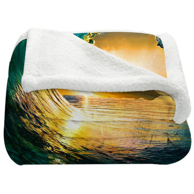 The Eye of the Ocean Bedspread Blanket