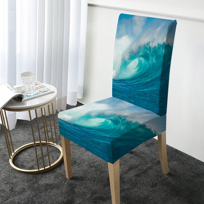 Ocean Wave Chair Cover