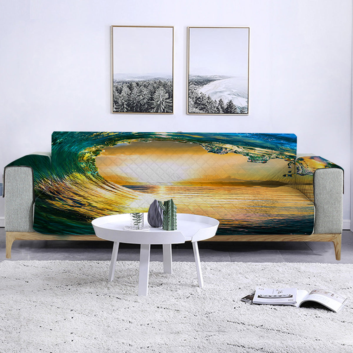 Eye of the Ocean Sofa Cover