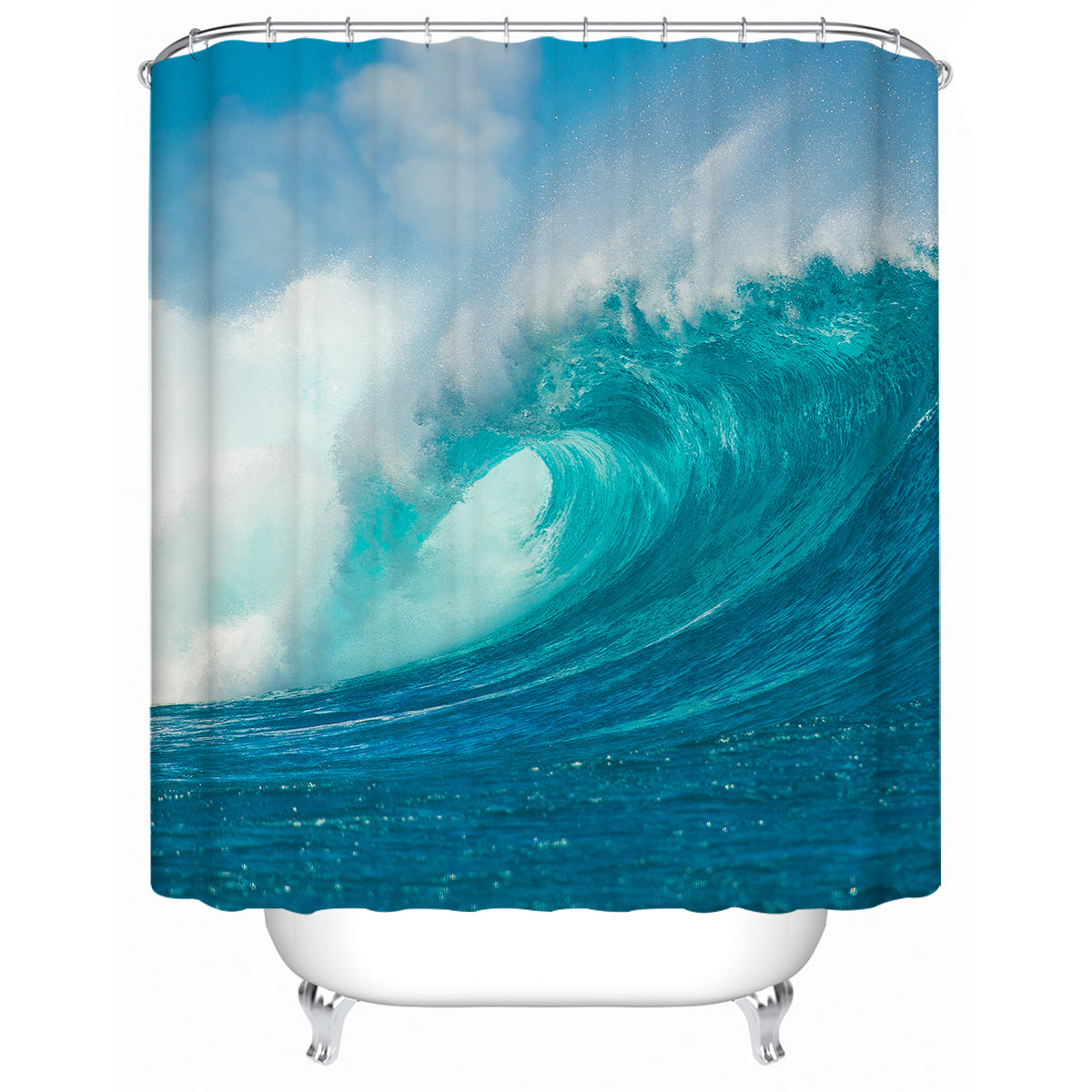 Ocean Wave Shower Curtain