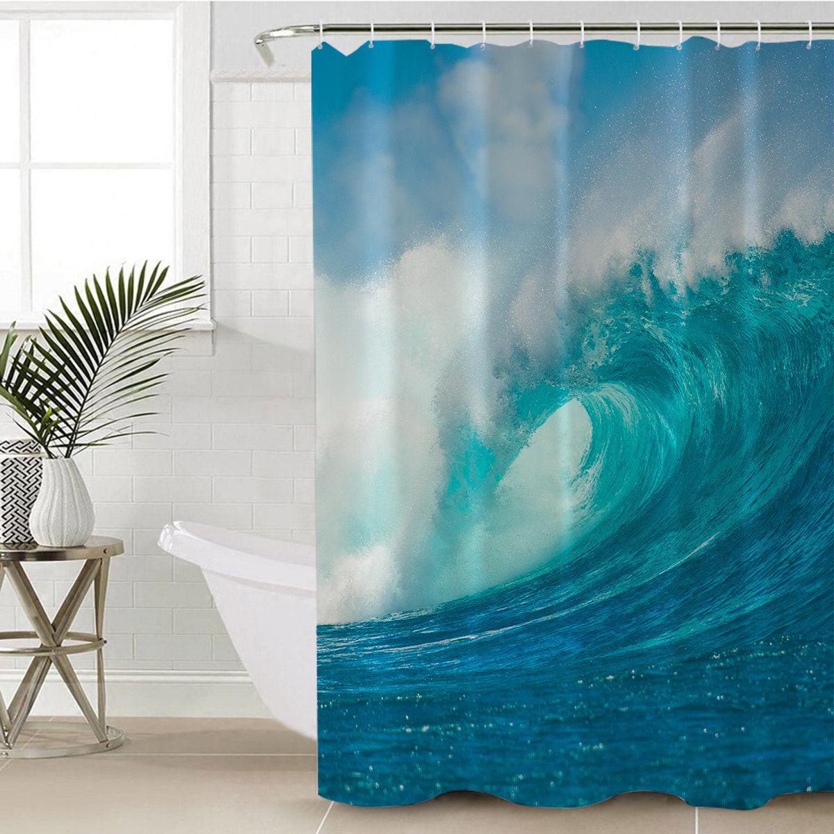 Ocean Wave Shower Curtain