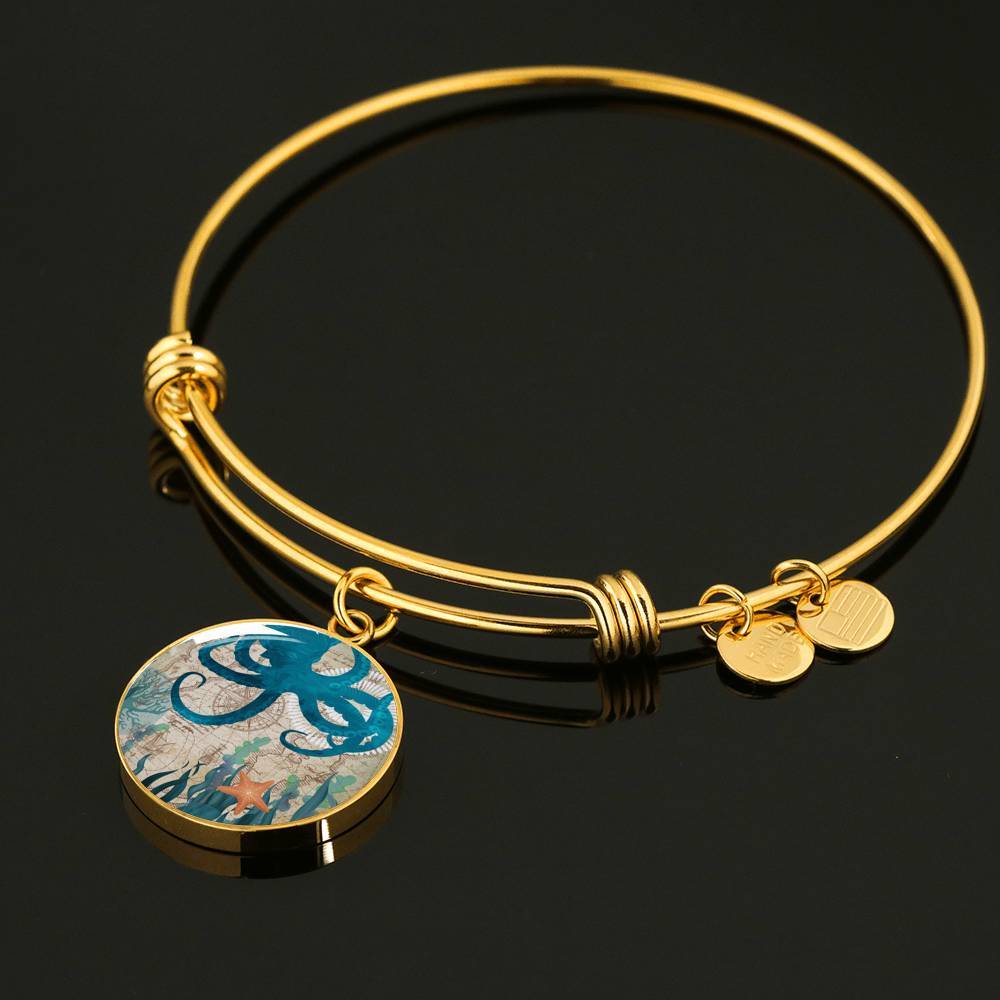 Octopus Love Bangle Bracelet