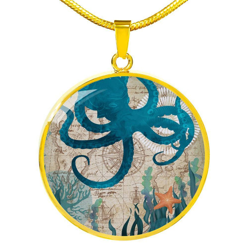 Octopus Love Necklace