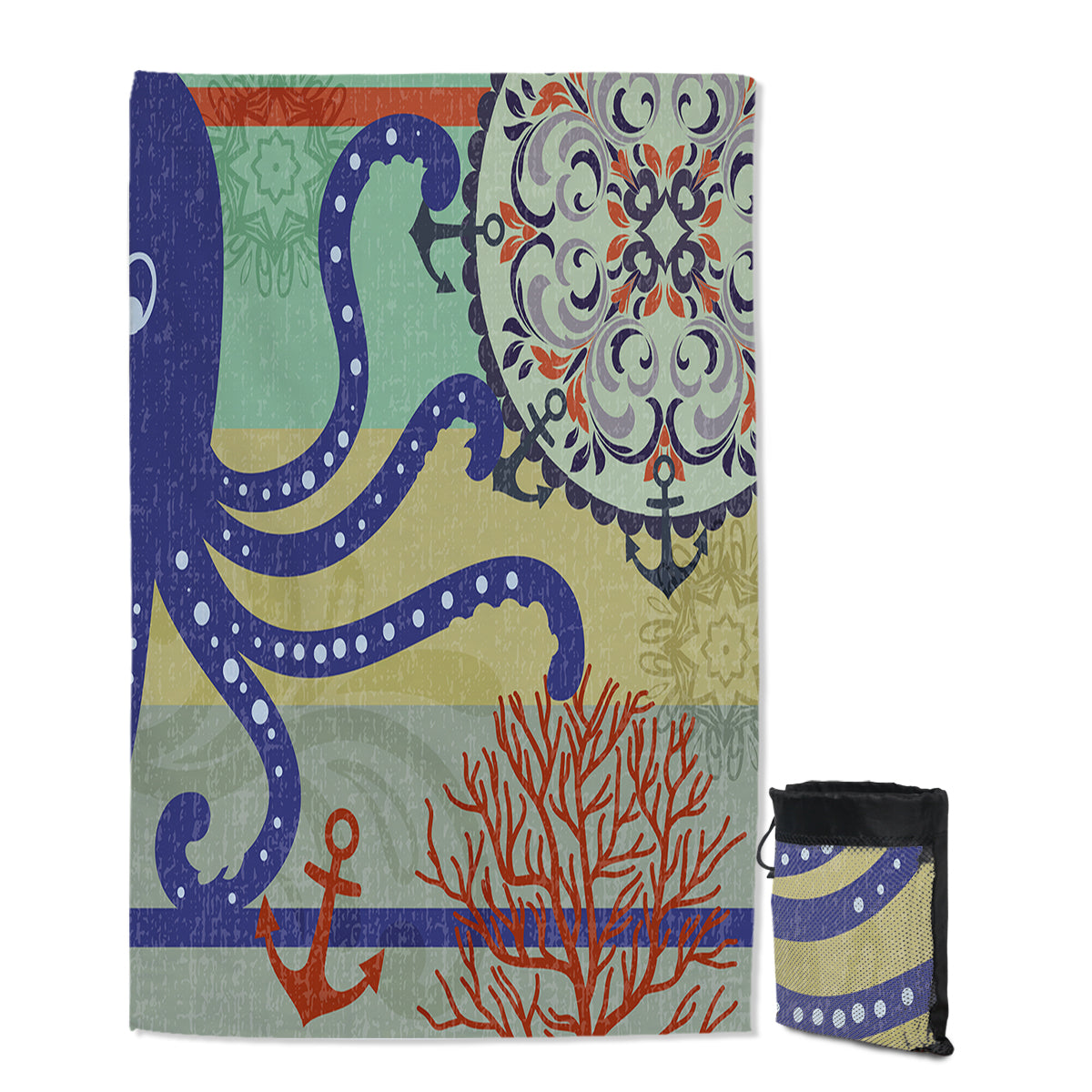 Octopus Passion Sand Free Towel