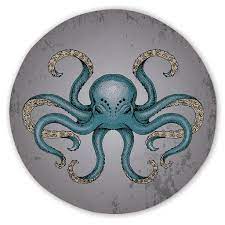 Octopoda Round Sand-Free Towel