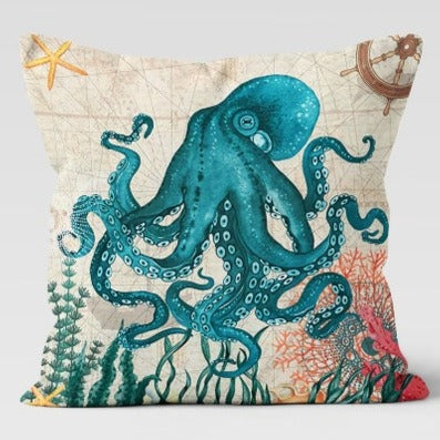 Under the Sea Set of 4 Pillow Covers