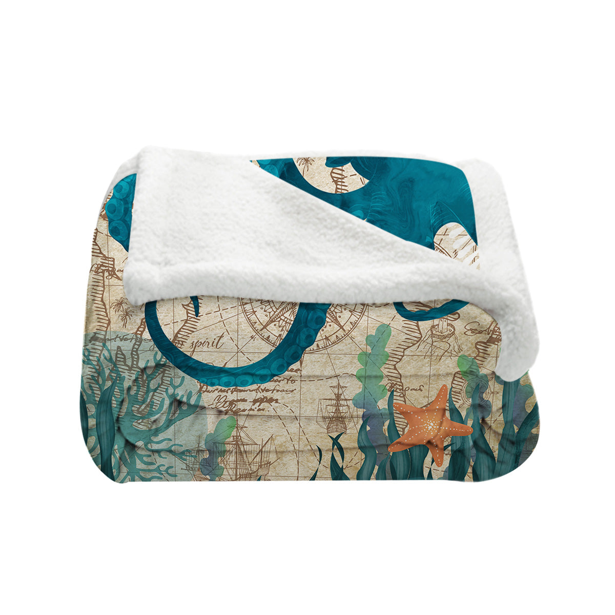 Octopus Love Bedspread Blanket