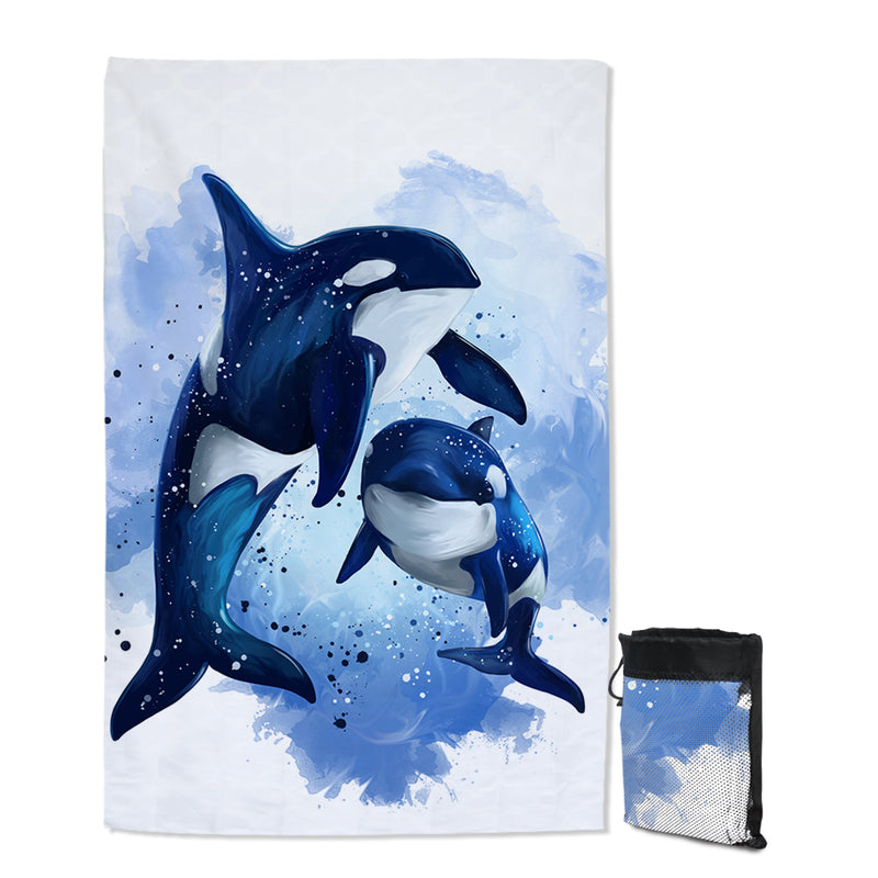 The Royals of Whales Sand Free Towel