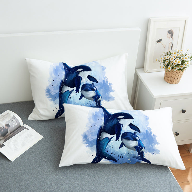 The Royals of Whales Comforter Set