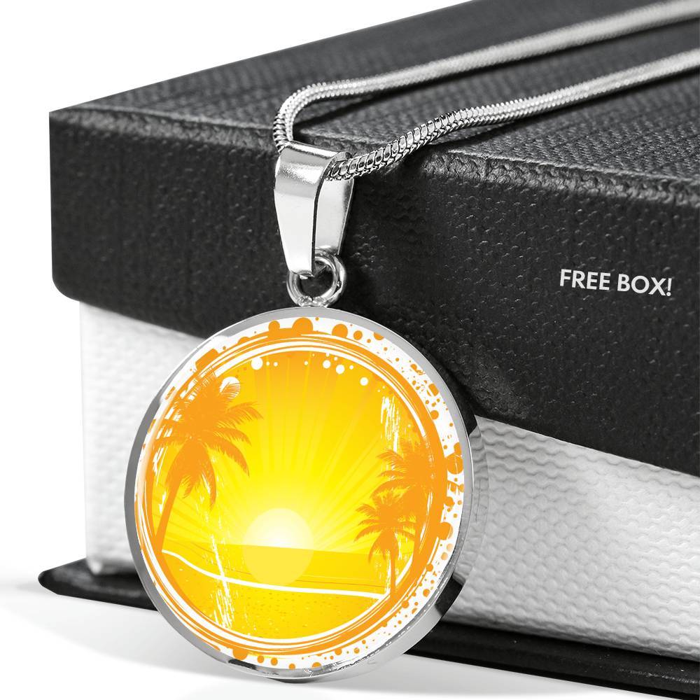 Palm Sunset Necklace