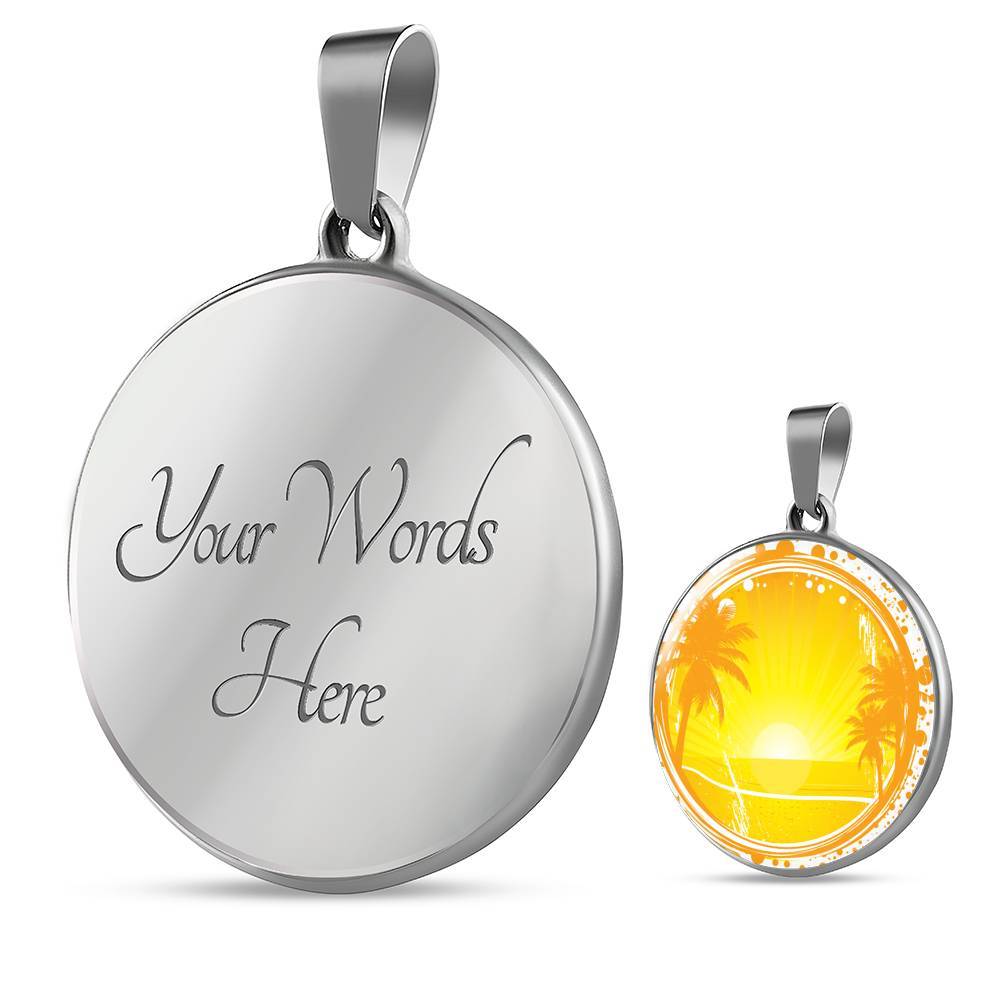 Palm Sunset Necklace