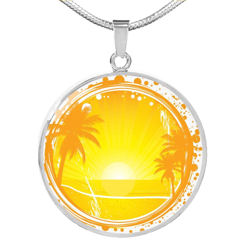 Palm Sunset Necklace