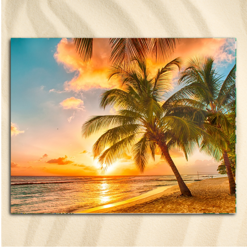 100% Organic Cotton Sunset Beach Towels