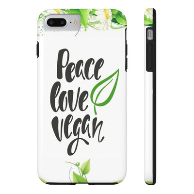 Peace Love Vegan Case Mate Tough Phone Cases