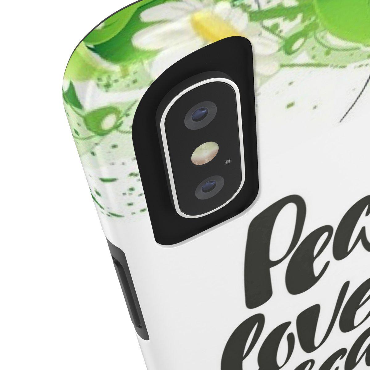 Peace Love Vegan Case Mate Tough Phone Cases