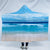 Peace of the Beach Cozy Hooded Blanket
