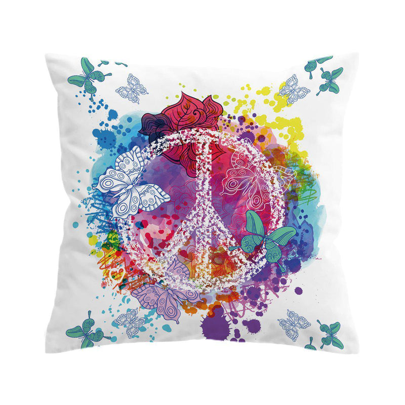 Peace on the Beach Pillow Cover