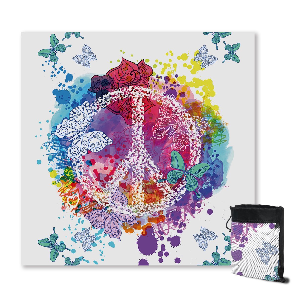 Peace on the Beach Sand Free Towel