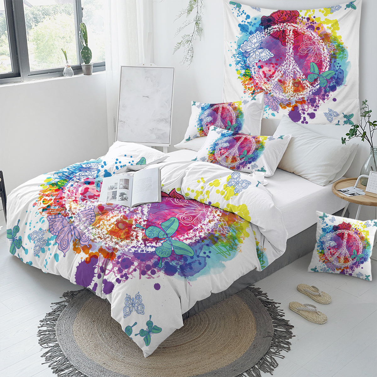 Peace on the Beach Duvet Cover Set
