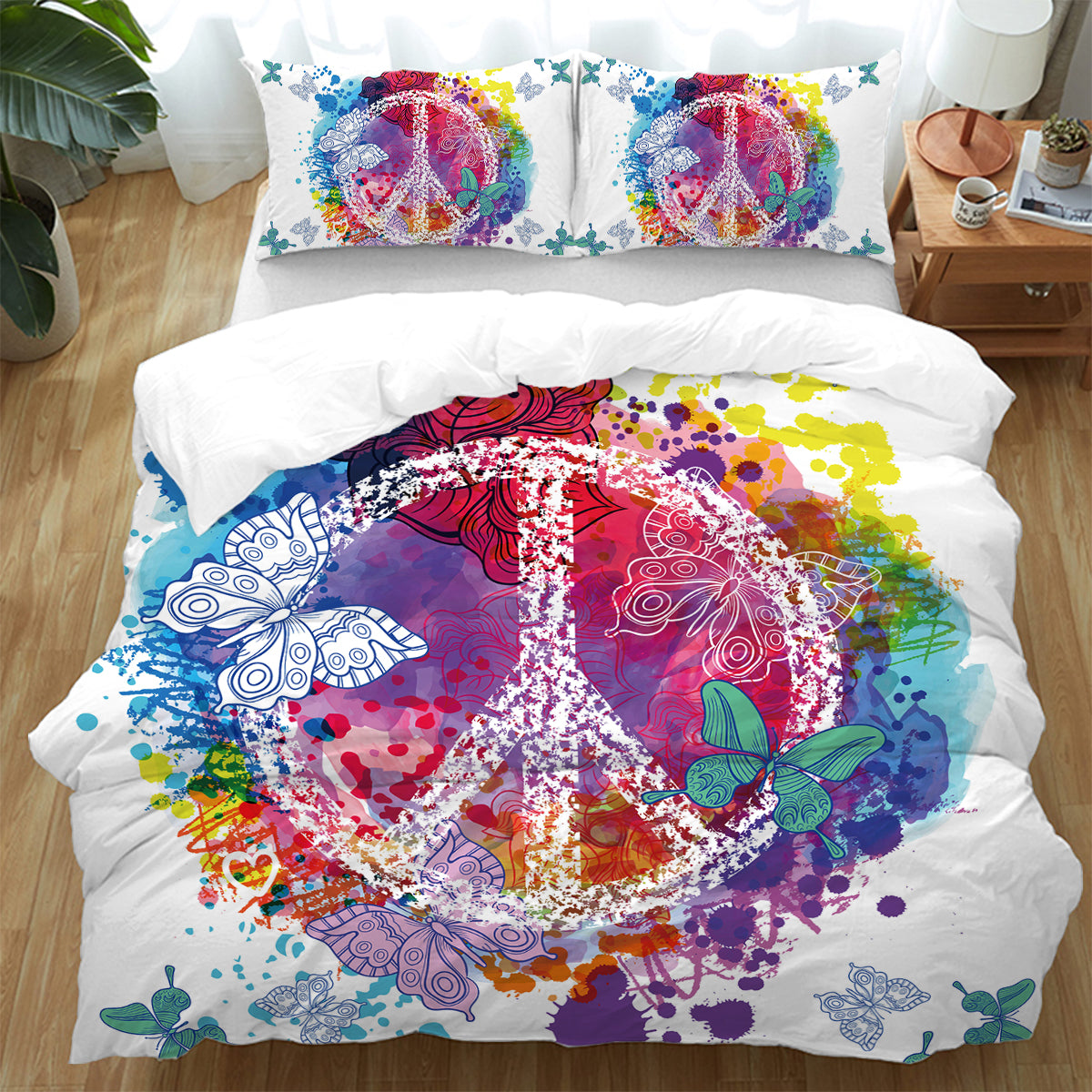 Peace on the Beach Duvet Cover Set