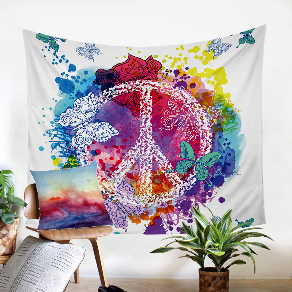 Peace on the Beach Duvet Cover Set