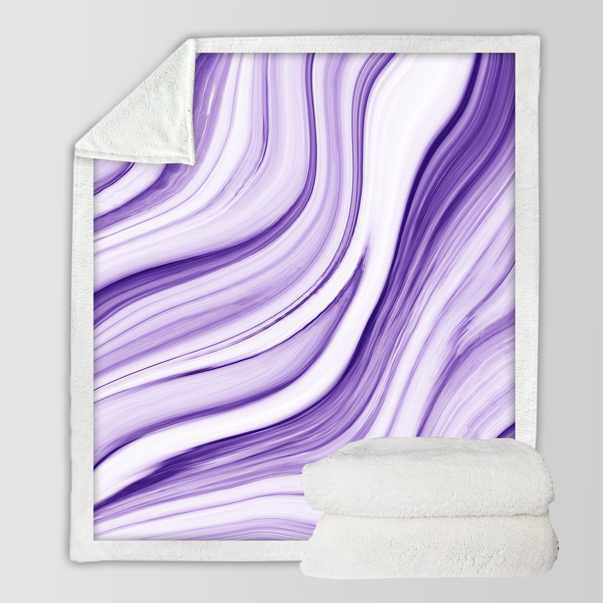 Pfeiffer Beach Soft Sherpa Blanket