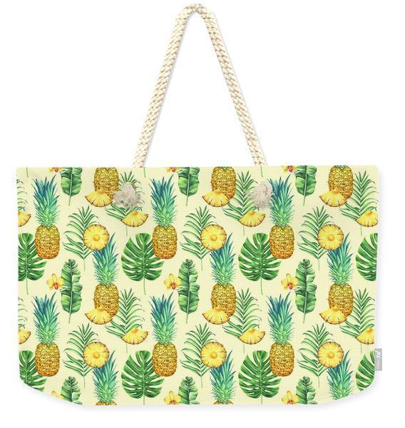 Pineapple Galore Weekender Tote Bag