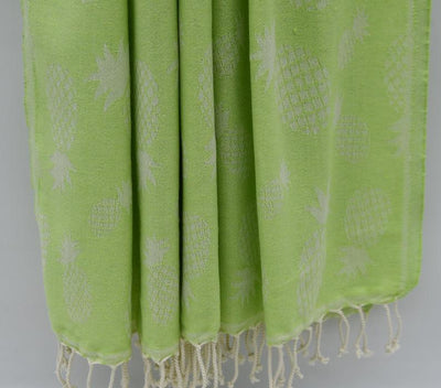 Pineapple Green 100% Cotton Towel