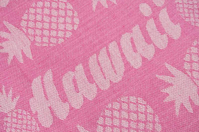 Pineapple Hawaii Pink 100% Cotton Towel