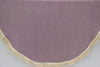 Pink and Purple 100% Cotton Round Beach Towel