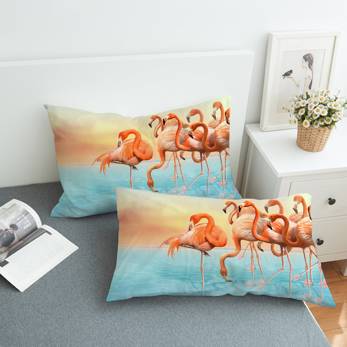 Pink Party Comforter with Shams and Pillow Cover