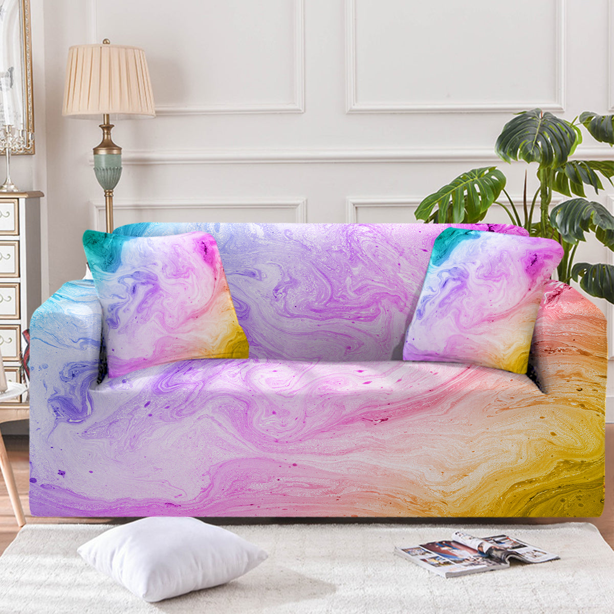 Sardinian Sea Couch Cover