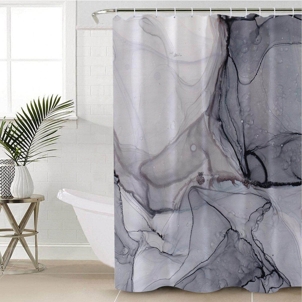 Shower Curtain - Tropical Palm Leaves by Coastal Passion