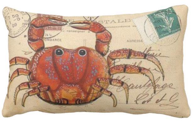 Postcard From The Sea Pillow Cover