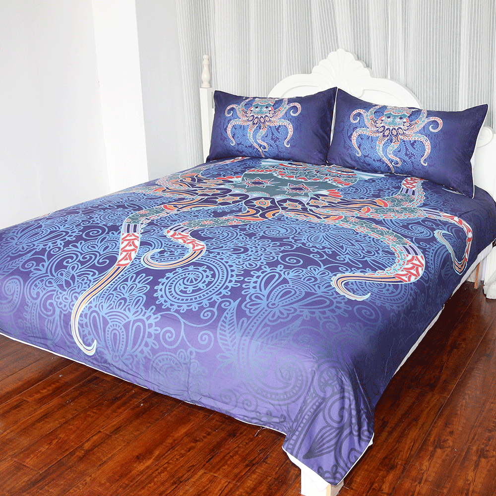 The Noctopus Bedding Set