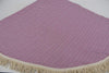Purple 100% Cotton Round Beach Towel