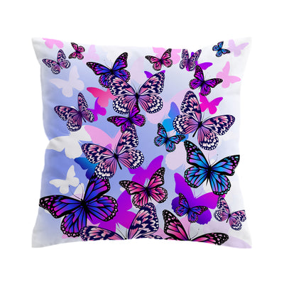 Purple Butterflies Couch Cover