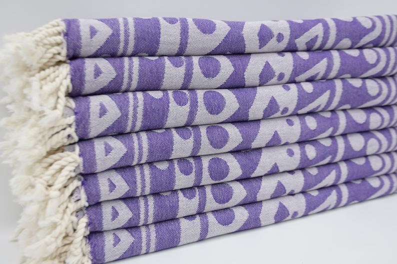 Purple Mandala 100% Cotton Towel