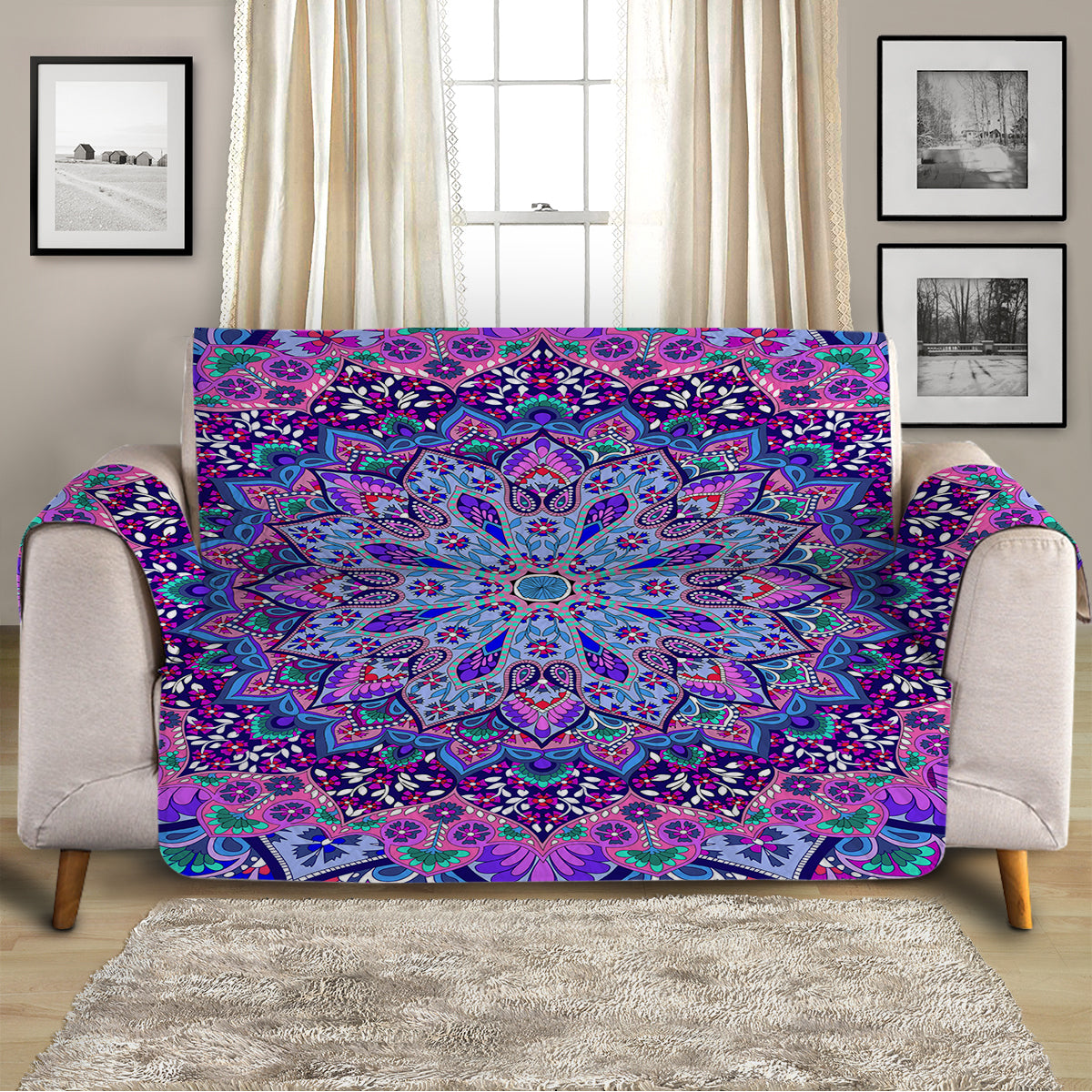 Cosmic Bohemian Sofa Cover