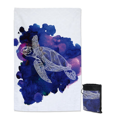 Purple Turtle Sand Free Towel